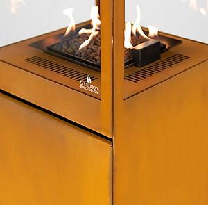 Incalzitor pe gaz Sunwood Marino Premium Corten Steel
