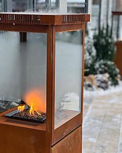 Incalzitor pe gaz Sunwood Marino Premium Corten Steel