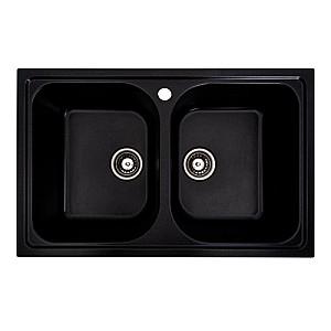 Chiuveta de bucatarie ELEFANT PREMIUM EQUATORIA 7950 Black Mettalic