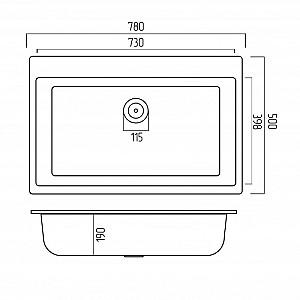 Chiuveta de bucatarie ELEFANT PREMIUM BOGEMA 7850 Caramel