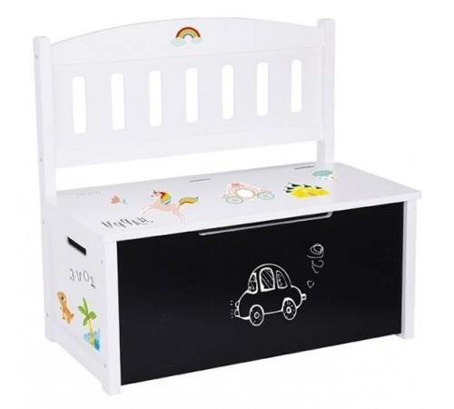  Tooky Toy TK366 Banca din lemn cu tabla de desen