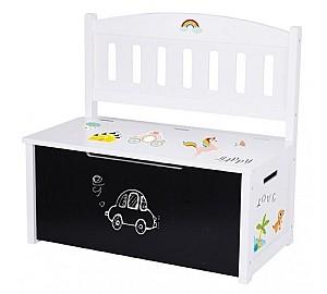  Tooky Toy TK366 Banca din lemn cu tabla de desen