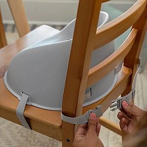 Scaun de masa simplu Bright Starts Ity by Ingenuity My Spot Easy-Clean Grey