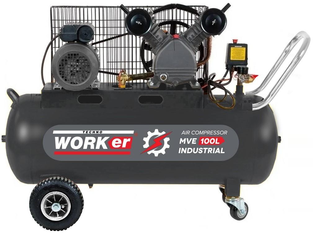 Compresor de aer TECHNOWORKER MVE 100 L