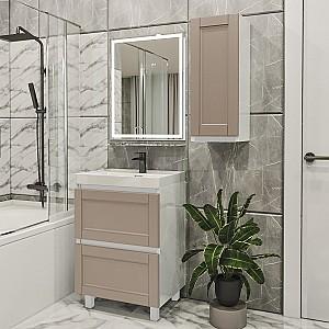 Set de mobila de baie PS Lotos 60-30 (vops./PAL) Cappuccino