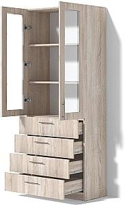 Dulap cu vitrina Fabrik Home Office-Line №3 Stejar Sonoma
