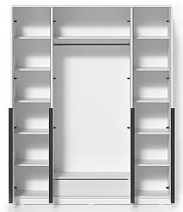 Dulap Fabrik Home Linia 1600 (cu oglindă) Frasin Alb