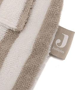 Halat de baie Jollein Stripe Terry Olive Green GOTS (1-2 years)
