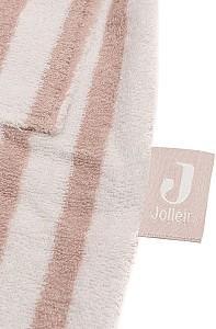 Halat de baie Jollein Stripe Terry Wild Rose GOTS (1-2 years)