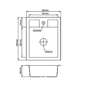 Chiuveta de bucatarie Granitan Best Beige