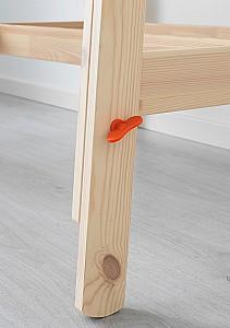Masă de scris pentru copii IKEA Flisat Natural/Alb