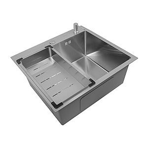 Chiuveta de bucatarie SanDonna HD5550 Crom satin