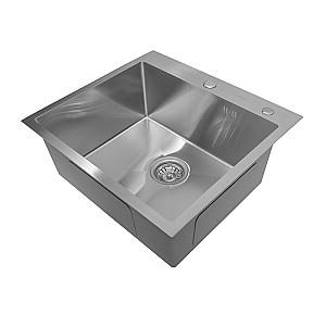 Chiuveta de bucatarie SanDonna HD5550 Crom satin