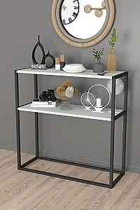 Masa consola Fabulous Metal Dressuar (White/Black)