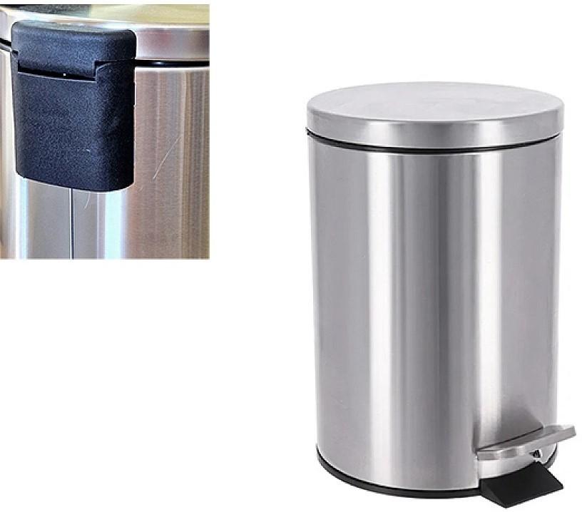 Cos de gunoi Tendance cu pedala 3l chrom