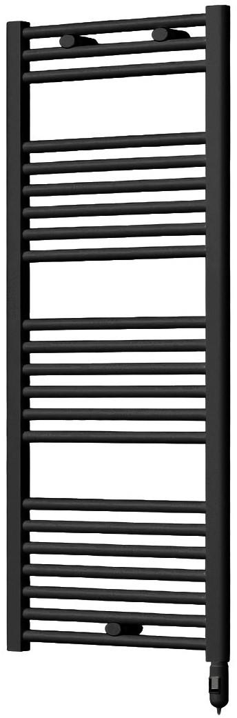 Uscător de prosoape Radiva Flat 500x1200 mm Negru Mat