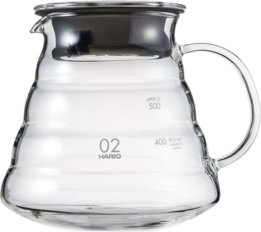 Ibric de cafea Hario V60 Range Server Clear (XGSR-60-TB)