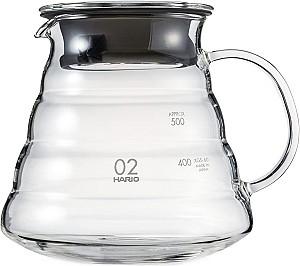 Ibric de cafea Hario V60 Range Server Clear (XGSR-60-TB)