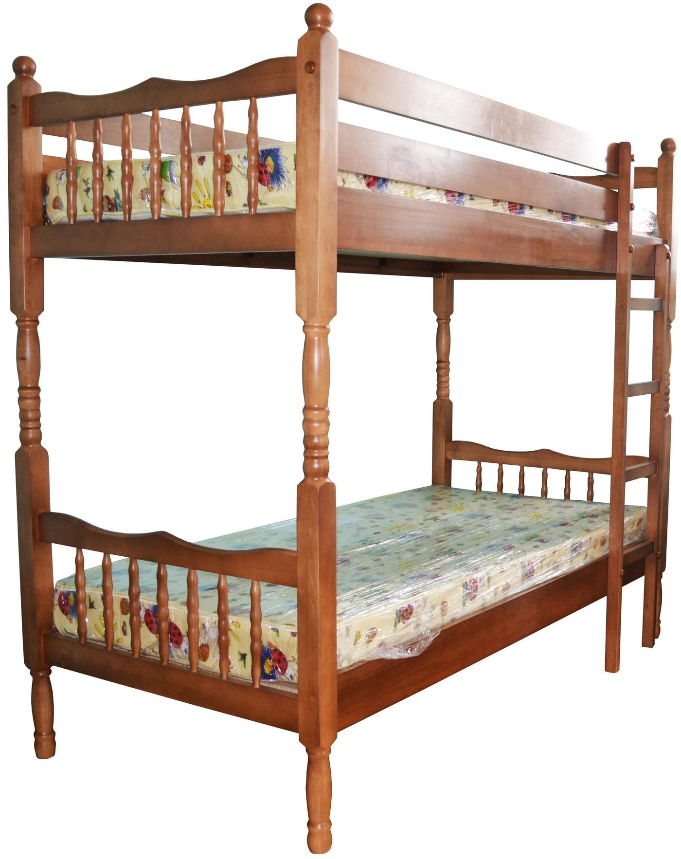 Pat copii Viitorul 2 Nivele 100x200 cm Stejar Deschis