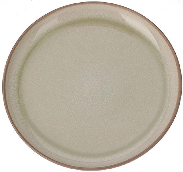 Farfurie Siaki Reactiv Glaze Cream 21 cm