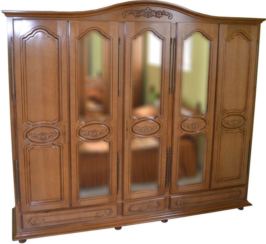 Dulap Viitorul Valentina 5 Usi Stejar Deschis