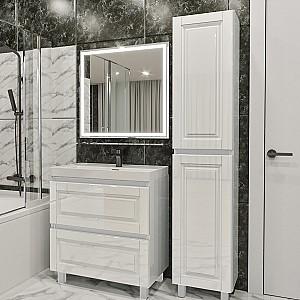 Set de mobila de baie PS Lilia 80-193 (vops./PAL) Alb