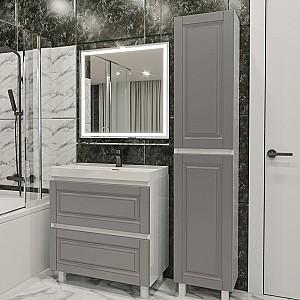 Set de mobila de baie PS Lilia 80-193 (vops./PAL) Gri