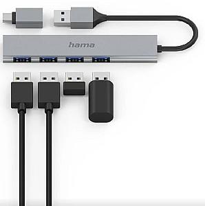 USB сablu Hama 200141 USB-C-Hub