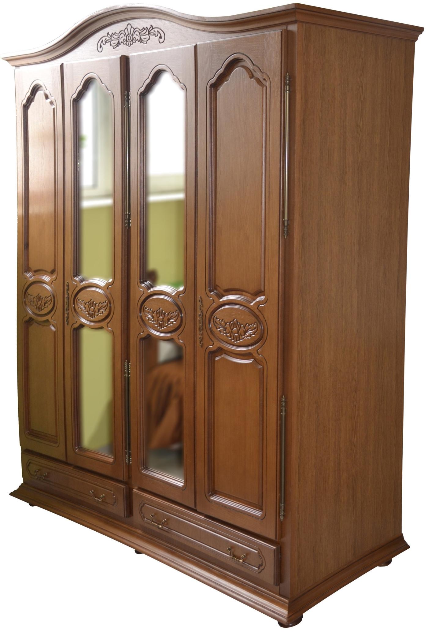 Dulap Viitorul Valentina 4 Usi Stejar Deschis