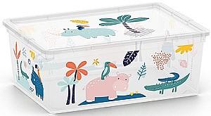 Cutie pentru depozitare KIS C-box S Wild Animals