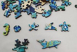 Puzzle Eureka E2D Rainbow Wooden Sea Turtle (473620)