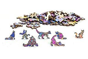 Puzzle Eureka E2D Rainbow Wooden Cat (473610)