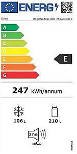 Frigider BEKO B3RCNA364HXB1