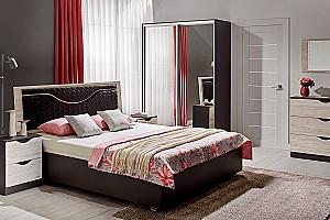 Set dormitor Ambianta Happy 2 Alb Samoa, Modern