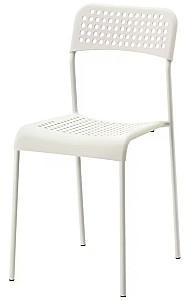 Set de masa si scaune IKEA Melltorp/Adde 125 cm Alb (1+4)