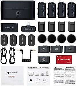 Microfon Hollyland LARK MAX 2 Combo 4 Person Version
