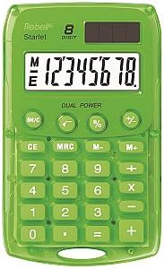 Calculator de masa Rebell Starlet, 8 cifre, 113x67 mm, 504791, verde