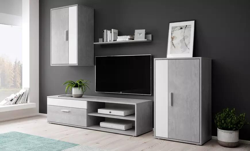 Living Yasen Mini Barato Beton (Gri) / Nimfea Alb