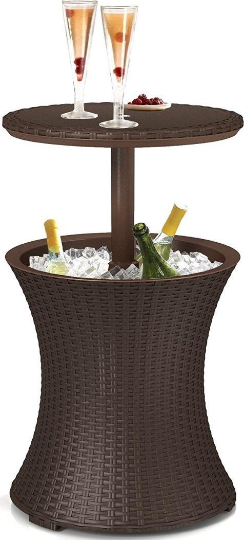 Masa de gradina Keter Cool Bar Rattan Brown