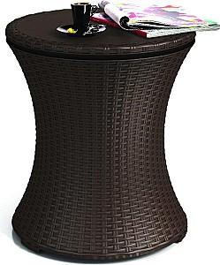Masa de gradina Keter Cool Bar Rattan Brown