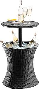 Masa de gradina Keter Cool Bar Rattan Anthracite