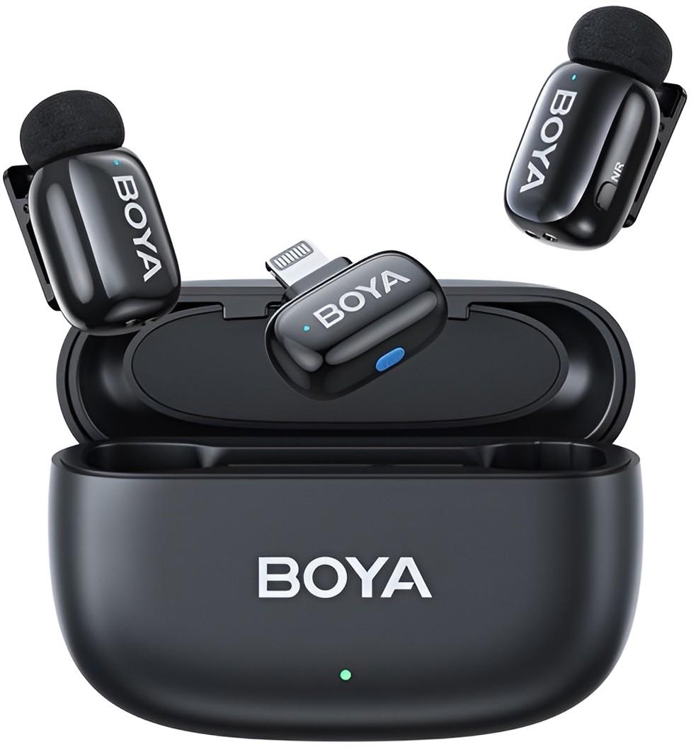 Microfon Boya Mini 15 2.4GHz Wireless Microphone Lightning Black