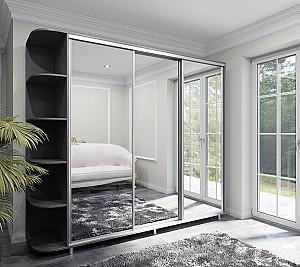 Dulap-cupe Arta Mobilei Armadio G2520 (cu anexă) Antracit