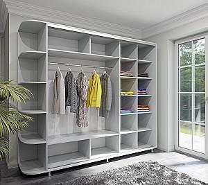 Dulap-cupe Arta Mobilei Armadio G2520 (cu anexă) Antracit