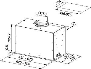 Hota Franke FBFE BK Matte A70 (305.0665.365)