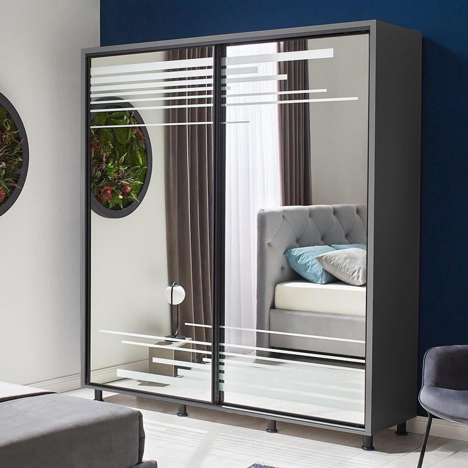 Dulap-cupe Ambianta Venus 1.8 m Grafit