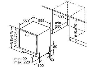 Masina de spalat vase incorporabilă SIEMENS SN65EX56CE