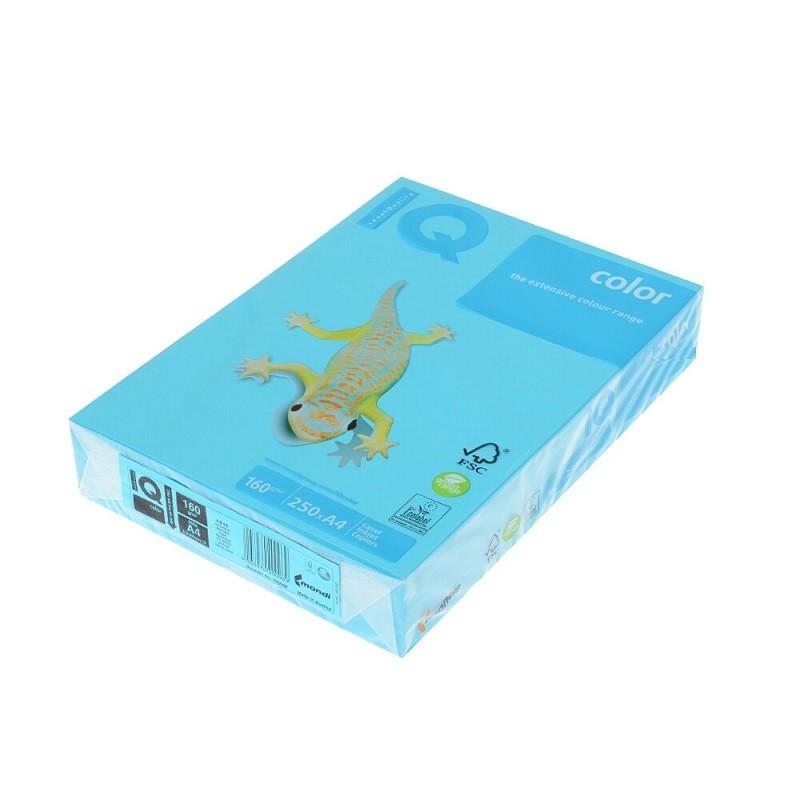 Hirtie colorata imprimanta IQ-Color A4 INT Blue, 80 g/m2, AB4880
