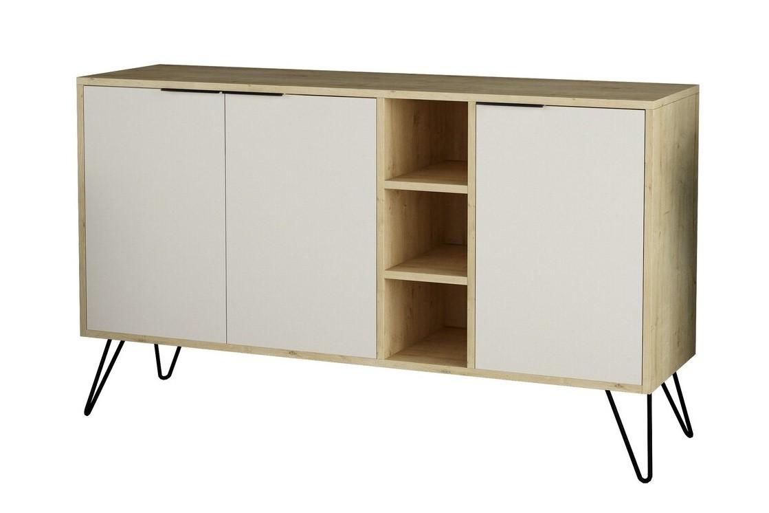 Tumba pentru televizor DECO Clara Oak/White