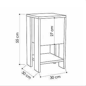 Noptiera DECO Ema White